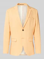 Marynarki męskie - Marynarka o kroju slim fit z brustaszą model ‘LIAM’ - miniaturka - grafika 1