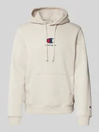 Koszulki męskie - Bluza z kapturem z wyhaftowanym logo - miniaturka - grafika 1