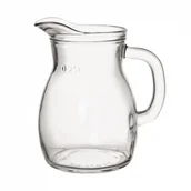 Dzbanki i imbryki - Dzbanek szklany do napojów z uchwytem 250 ml kod: O-126654 - miniaturka - grafika 1