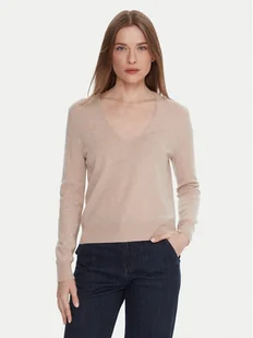 United Colors Of Benetton Sweter 1002D401Y Beżowy Regular Fit - Swetry damskie - miniaturka - grafika 1