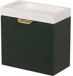 Szafka łazienkowa zielona 40 cm FRESCO z umywalką - Szafki łazienkowe Szafka łazienkowa zielona 40 cm FRESCO z umywalką - Szafki łazienkowe - miniaturka - grafika 1