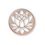 Naklejki na ścianę - Metalowa dekoracja ścienna w kształcie kwiatu lotosu Graham & Brown Lotus Blossom - miniaturka - grafika 1