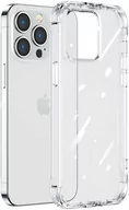 Etui i futerały do telefonów - Joyroom Defender Series etui pokrowiec do iPhone 14 Pro Max pancerna obudowa z haczykami podstawką przezroczysty (JR-14H4) - miniaturka - grafika 1