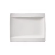 Talerze - Villeroy & Boch Talerzyk na pieczywo VILLEROY&BOCH NewWave, biały, 18x15 cm - miniaturka - grafika 1