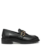 Mokasyny damskie - Geox Mokasyny D Walk Pleasure D46TGC 00043 C9999 Czarny - miniaturka - grafika 1