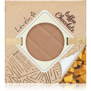 Lovely Lovely, bronzer do twarzy Toffee Chocolate, 9 g - Róże do policzków - miniaturka - grafika 1