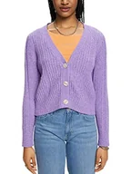 Kurtki damskie - ESPRIT Damska kurtka z dzianiny 033EE1I308, 514/PURPLE 5, XXS, 514/Purple 5, XXS - miniaturka - grafika 1