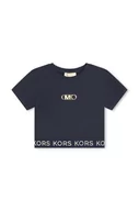 Koszulki dla dziewczynek - Michael Kors t-shirt dziecięcy kolor granatowy - miniaturka - grafika 1