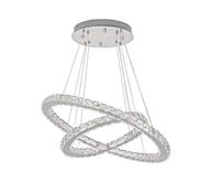 Lampy sufitowe - LED Żyrandol ściemnialny na lince LED/115W/230V 3000-6500K srebrny + pilot - miniaturka - grafika 1