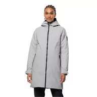 Kurtki damskie - Damska parka Jack Wolfskin PERGAMON PARKA W moonwalk - M - miniaturka - grafika 1