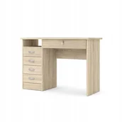 Biurka dla dzieci - Biurko klasyczne proste dąb sonoma Szuflada Z Kluczykiem 109x76 cm Function - miniaturka - grafika 1