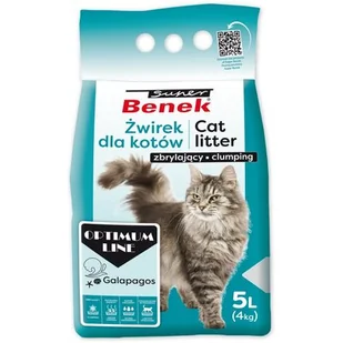 Certech Super Benek Optimum Galapagos 5L - Żwirek dla kotów - miniaturka - grafika 1