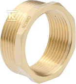 Łączniki, trójniki, kształtki - Redukcja mosiężna 6/4"x5/4" żółta - miniaturka - grafika 1