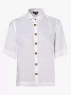 Koszule damskie - Franco Callegari - Damska bluzka lniana, biały - miniaturka - grafika 1