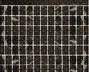 Sylwester - Kurtyna Kwadraty czarna z gwiazdkami - 100 x 200 cm - miniaturka - grafika 1