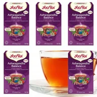 Herbata - Herbata Ziołowa Yogi Tea Ashwagandha Balance 17 szt Ashwagandha Acerola - miniaturka - grafika 1