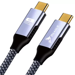 Reagle Kabel Thunderbolt 3 USB-C 3.2 PD 100W 20Gb 4K 60Hz 2m - Kable USB - miniaturka - grafika 1