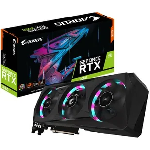 Gigabyte Aorus GeForce RTX 3060 Elite 12GB GDDR6 GV-N3060AORUS E-12GD 2.0 GV-N3060AORUS E-12GD 2.0 - Karty graficzne - miniaturka - grafika 1