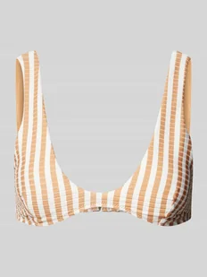 Top bikini z fakturowanym wzorem - Stroje kąpielowe - miniaturka - grafika 1