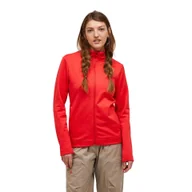 Bluzy sportowe damskie - Bluza Peak Performance damska Rider Tech Zip Jacket czerwona - XS - miniaturka - grafika 1