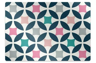Podkładka pod krzesło Pastelowy retro wzór 140x100 cm - Podnóżki, podpórki, podkładki - miniaturka - grafika 1