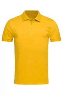 Koszulka polo medyczna męska żółta M - Odzież medyczna - miniaturka - grafika 1