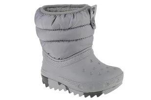 Crocs Classic Neo Puff Boot Toddler 207683-007, Dla Chłopca, Śniegowce, Szary - Śniegowce damskie - miniaturka - grafika 1