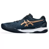 Trampki męskie - ASICS Gel-Resolution 9 Clay, Męskie trampki, French Blue Pure Gold, 39.5 EU - miniaturka - grafika 1