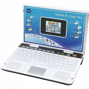Laptop elektroniczny VTech Genius XL srebrny j. angielski/francuski OPIS - Zabawki interaktywne dla dzieci Laptop elektroniczny VTech Genius XL srebrny j. angielski/francuski OPIS - Zabawki interaktywne dla dzieci - miniaturka - grafika 1