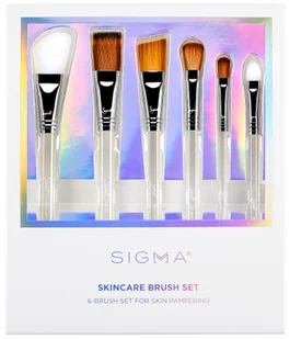 Sigma SKINCARRE BRUSH SET - Zestaw 6 pędzli do pielęgnacji skóry SIGSS6DSK - Pędzle do makijażu - miniaturka - grafika 3
