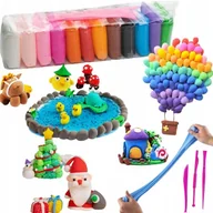 Masy plastyczne - Magiczna Plastelina Piankolina Do Lepienia Zabawka Sensoryczna Plastyczna - miniaturka - grafika 1