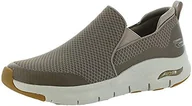 Trampki męskie - Skechers Męskie trampki Arch Fit Banlin, brązowy (taupe), 42 EU - miniaturka - grafika 1
