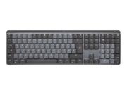 Klawiatury - LOGITECH MX Mechanical Wireless Illuminated Performance Keyboard - GRAPHITE 920-010759 - miniaturka - grafika 1