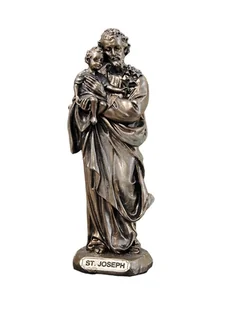 ŚW. JÓZEF Z JEZUSEM NA RĘKU PREZENT FIGURKA VERONESE 8,5 CM - Figurki dekoracyjne - miniaturka - grafika 1