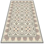 Dywany - Uniwersalny dywan winylowy Vintage pawie pióra 140x210 cm - miniaturka - grafika 1