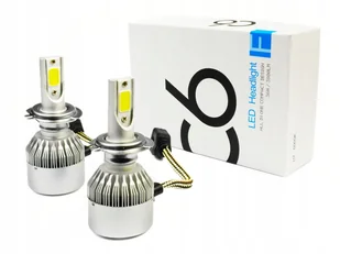 Zestaw Led Cob H7 C6 72W 7600 lm żarówki Dzień/noc Cob 2 szt. Compact - Żarówki samochodowe - miniaturka - grafika 1