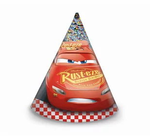Procos Czapeczki papierowe "Cars 3", PROCOS, 6 szt 87803 - Urodziny dziecka - miniaturka - grafika 1