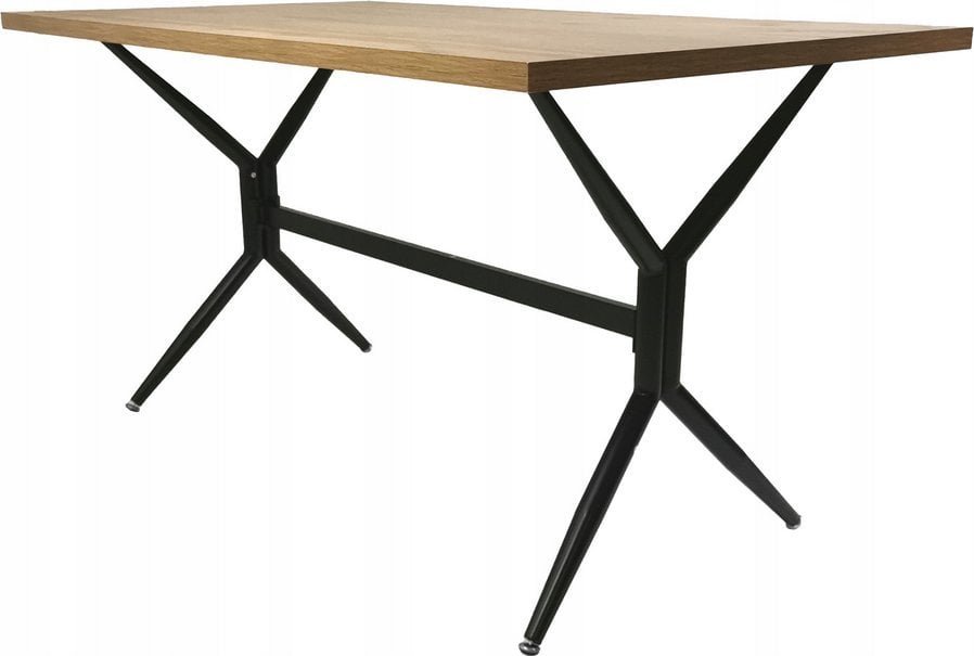 kontrast Stół prostokątny kuchnia jadania ELIO 120x80x75 dąb