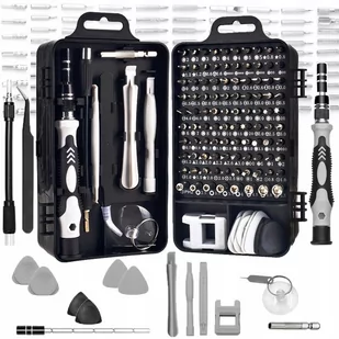 Zestaw śrubokrętów precyzyjnych wkrętaków bity 115w1 naprawa telefonów - Biżuteria - akcesoria - miniaturka - grafika 1