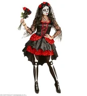 Stroje karnawałowe - Strój dla dorosłych, Upiorna Panna Młoda Los Muertos, rozmiar S - miniaturka - grafika 1