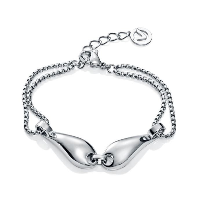 Bransoletka - VICEROY - AIR 50004P11000 - Stal nierdzewna - Długość 17 + 3 cm - Srebrny