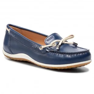 Mokasyny Geox D Vega Moc B D92DNB 043BC C4EA5 Granatowy - Mokasyny damskie - miniaturka - grafika 1