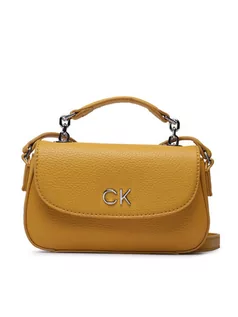 Torebki damskie - Calvin Klein Torebka Re-Lock Crossbody W/Flap Pbl K60K610197 Żółty - grafika 1