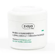 Maseczki do twarzy - Ziaja Pro maska oczyszczająca z glinką zieloną + mikrodermabrazja 250ml - miniaturka - grafika 1