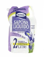 Mydła - Milmil sapone Liquido Busta Ricarica Talco 2 LT - miniaturka - grafika 1