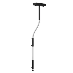 Designerska lampa sufitowa Alha 9068 Dohar LED 18W 4000K na przedpokój biały czarny - Lampy sufitowe - miniaturka - grafika 1