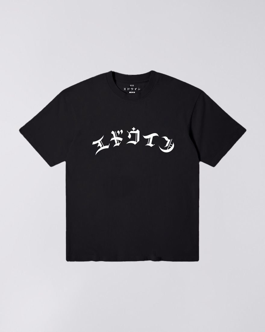 T-shirt męskie edwin i036610.89.67 czarny