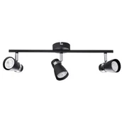 Lampy sufitowe - Kanlux Listwa Enali 28767 plafon lampa sufitowa spot 3x35W GU10 czarna - miniaturka - grafika 1