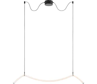 Markslöjd 108873 - ściemnialny żyrandol LED na linku MELT LED/13W/230V czarny - Lampy sufitowe - miniaturka - grafika 1