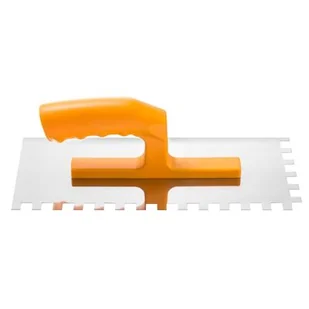 Paca nierdzewna 28 x 12 cm ząb 6 x 6 ABS żółta - Narzędzia murarskie - miniaturka - grafika 1